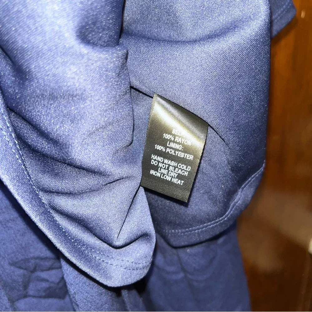 Lulus sz XS Lost in Paradise Navy Blue Maxi Dress - Picture 9 of 10